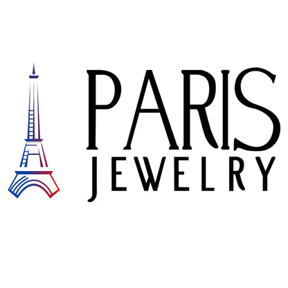 Paris Jewelry 18k White Gold 6 Cttw Blue Sapphire  Round Adjustable Tennis Bracelet For Women Plated